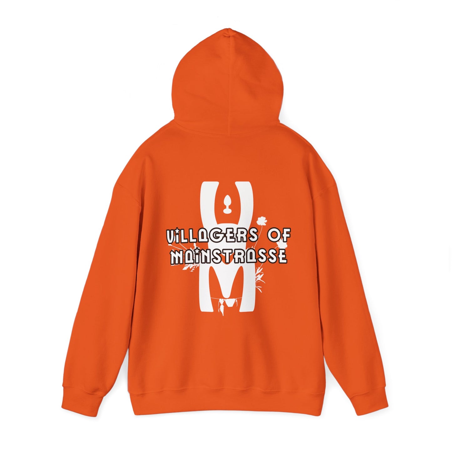 Unisex Heavy Blend™ Hoodie | Villagers of Mainstrasse VOM Words w/ Sights
