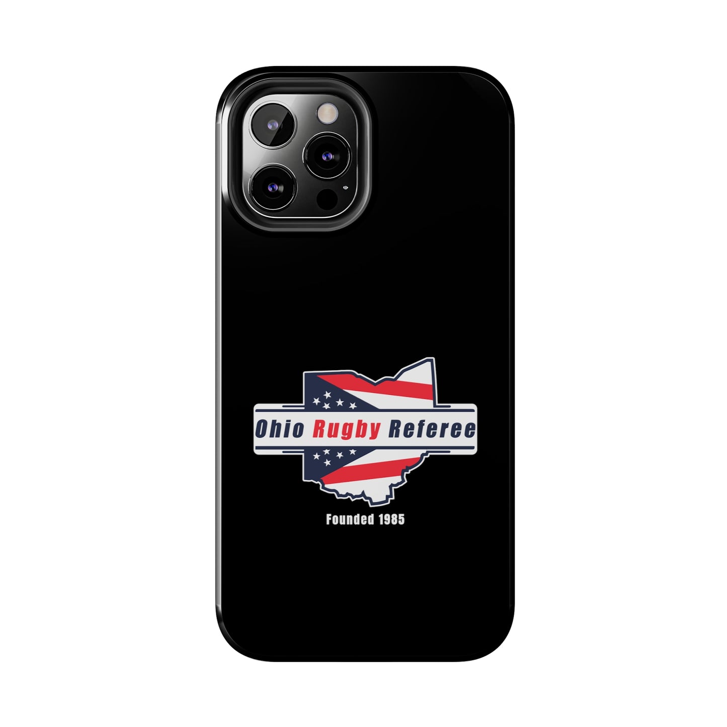 Black Tough Phone Cases | Ohio Rugby Referee Society