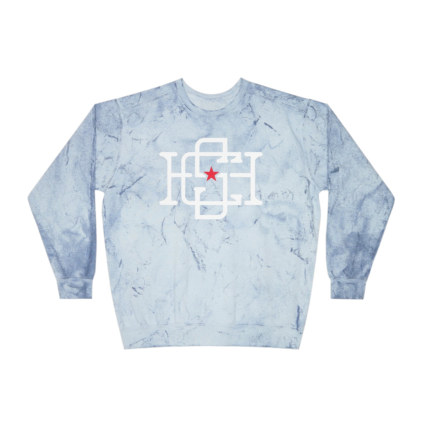 Unisex Comfort Colors Color Blast Crewneck Sweatshirt | CSHL Knot Logo