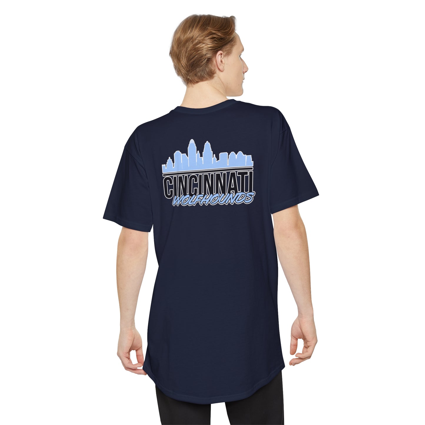 Unisex Long Body Urban Tee | CRFC Cincinnati Wolfhounds Cityscape