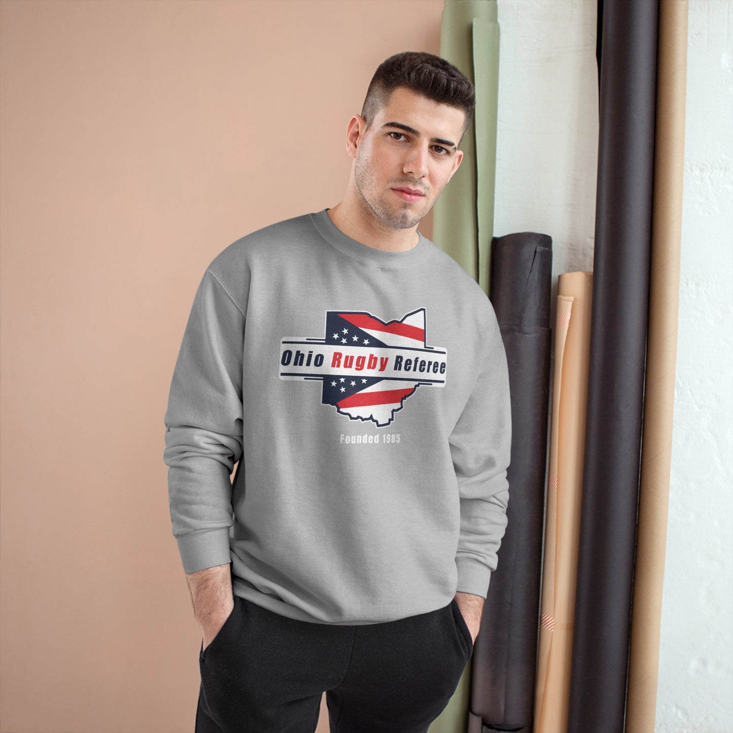 Champion Crewneck Sweatshirt | Ohio Rugby Referee Society
