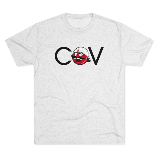 Unisex Tri-Blend Crew Tee | CSHL The COV Red Ball