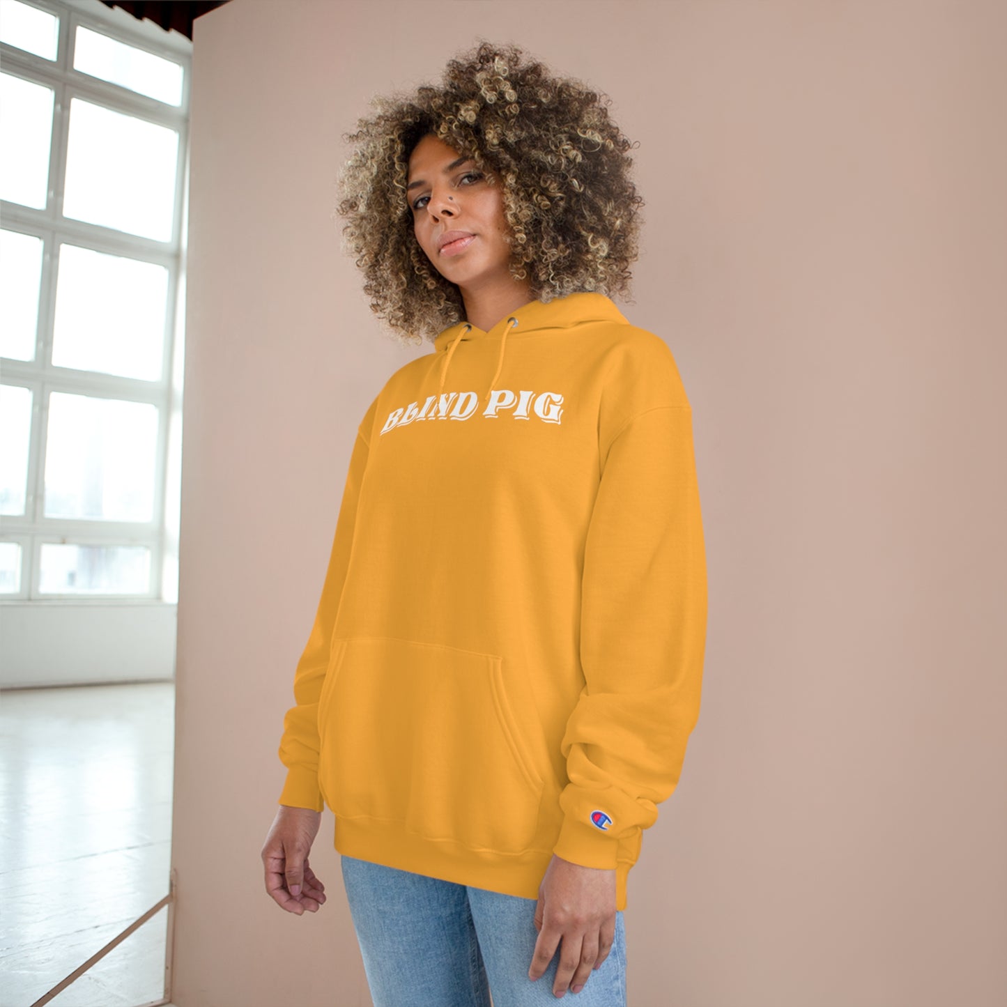 Unisex Champion Hoodie | The Blind Pig Glasses