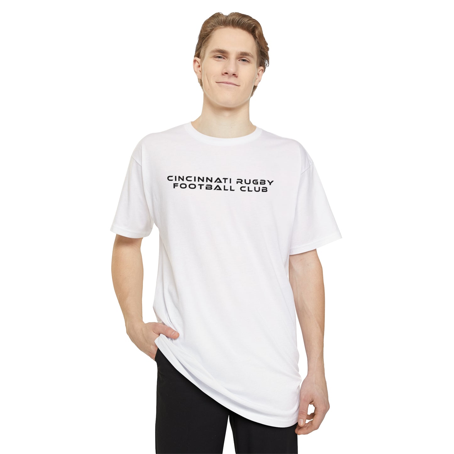 Unisex Long Body Urban Tee | CRFC Cincinnati Wolfhounds White Crest