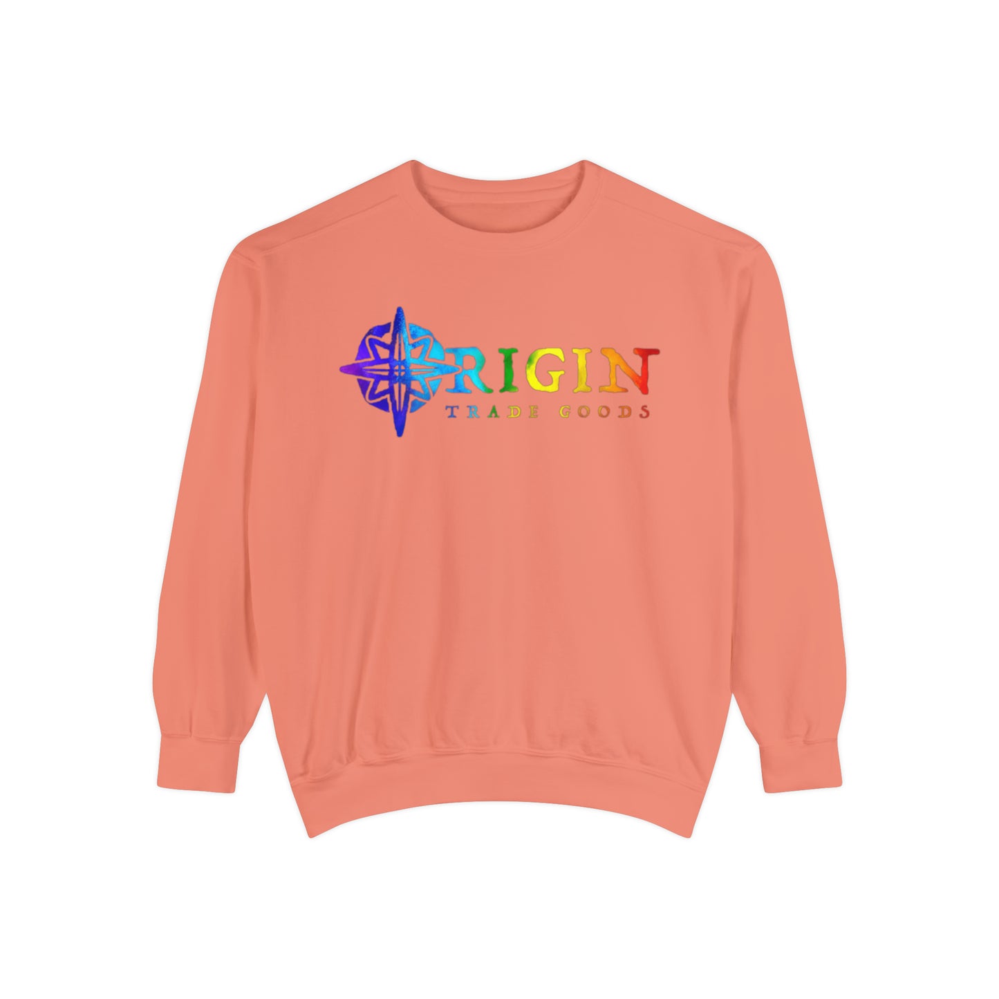 Unisex Comfort Colors Crewneck Sweatshirt | Origin Trade Goods Color Blast