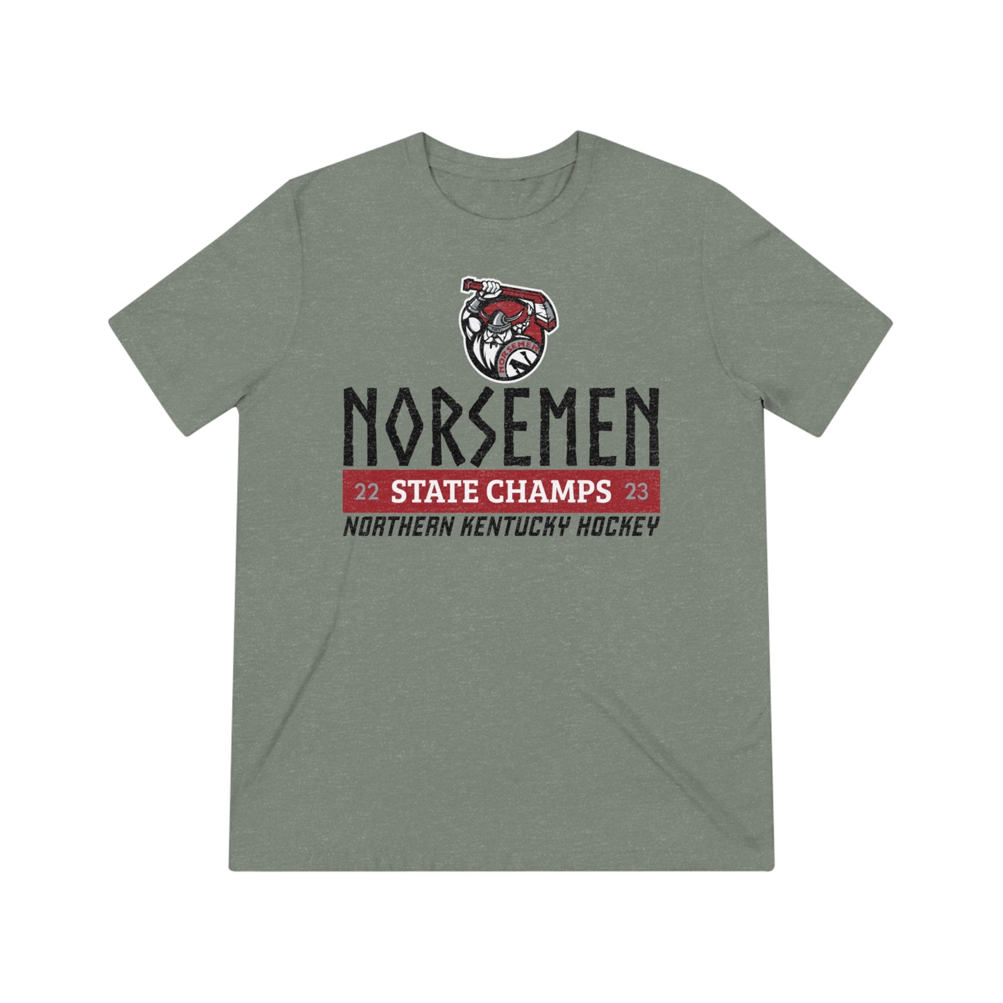 Unisex Triblend Tee | Norsemen Hockey State Champs