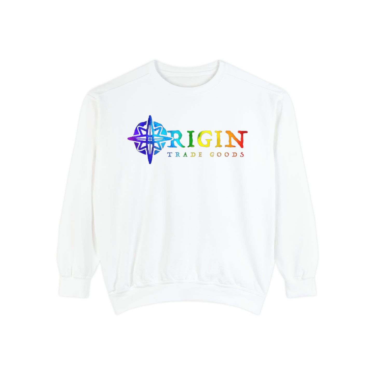 Unisex Comfort Colors Crewneck Sweatshirt | Origin Trade Goods Color Blast