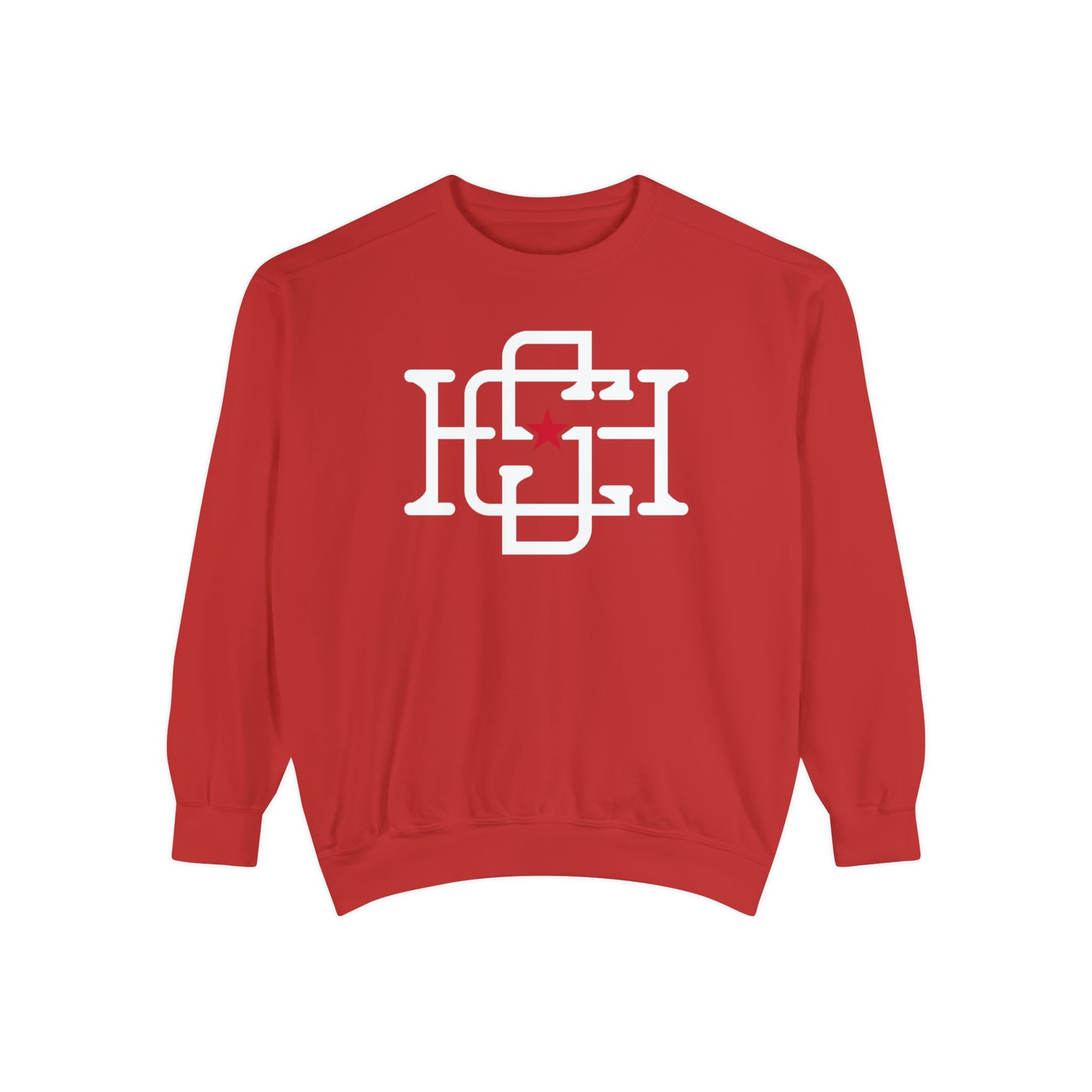 Unisex Comfort Colors Crewneck Sweatshirt | CSHL Knot Logo