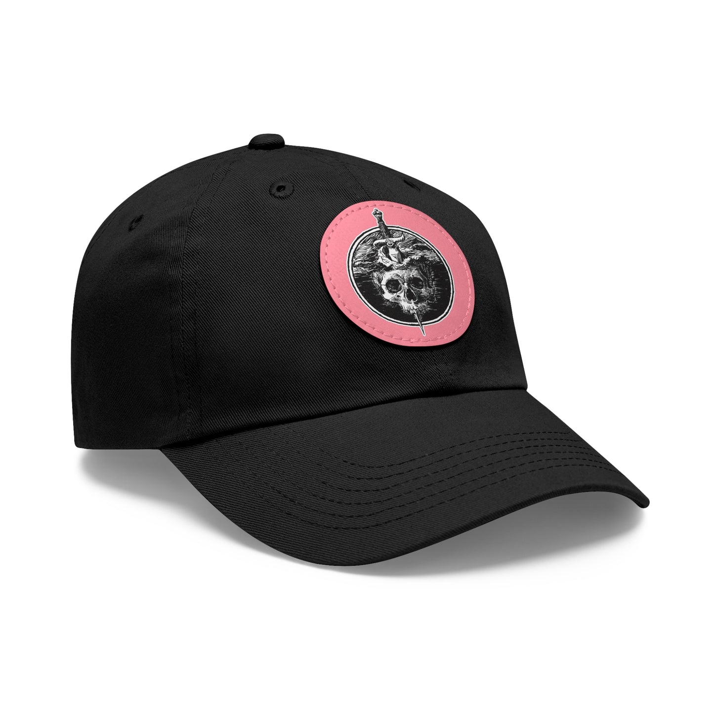 Dad Hat with Leather Patch (Round) | Sea of Treachery Sigil