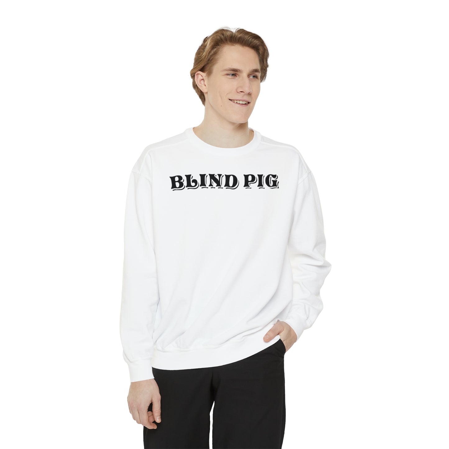 Unisex Comfort Colors Crewneck Sweatshirt | The Blind Pig Glasses