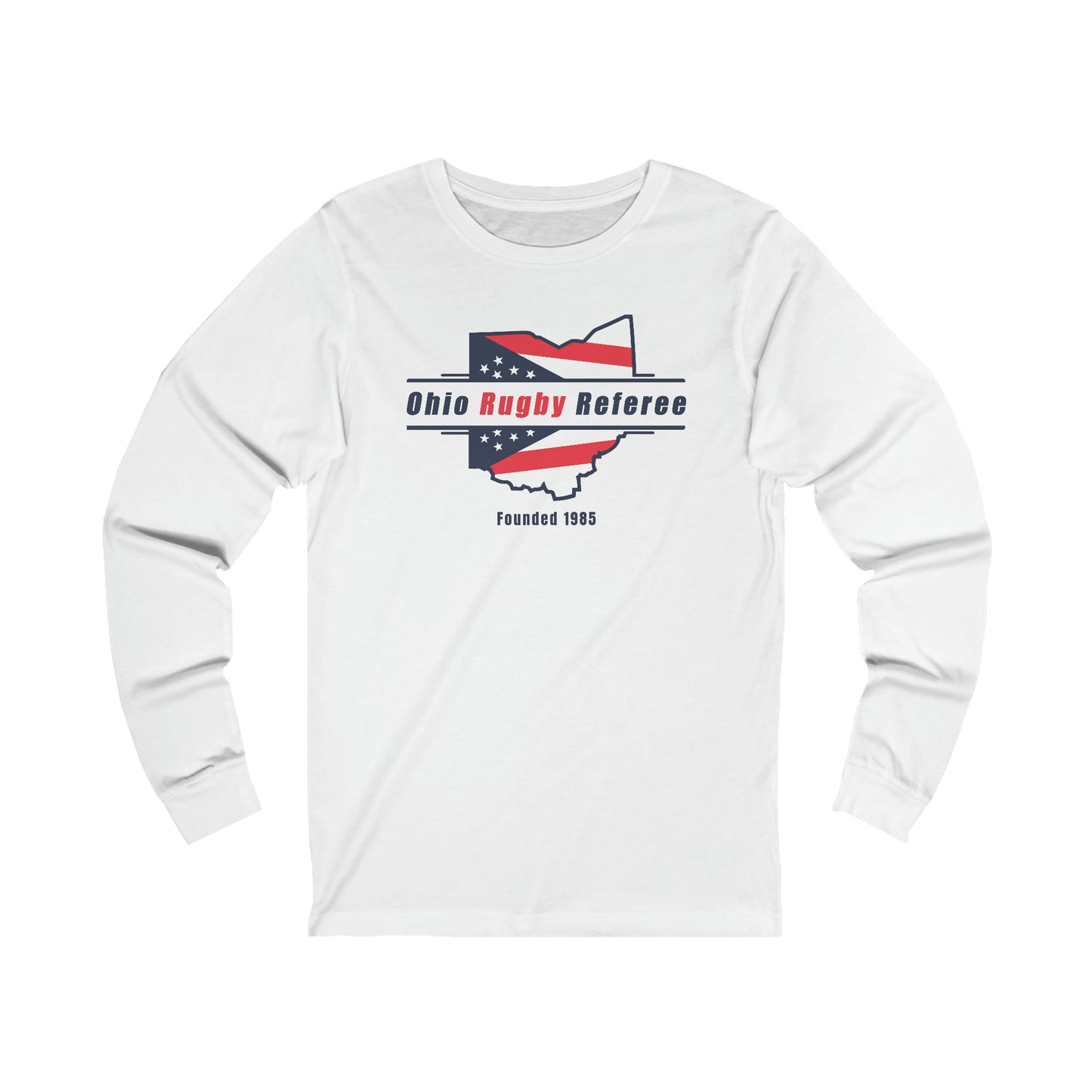 Unisex Jersey Long Sleeve Tee | Ohio Rugby Referee Society