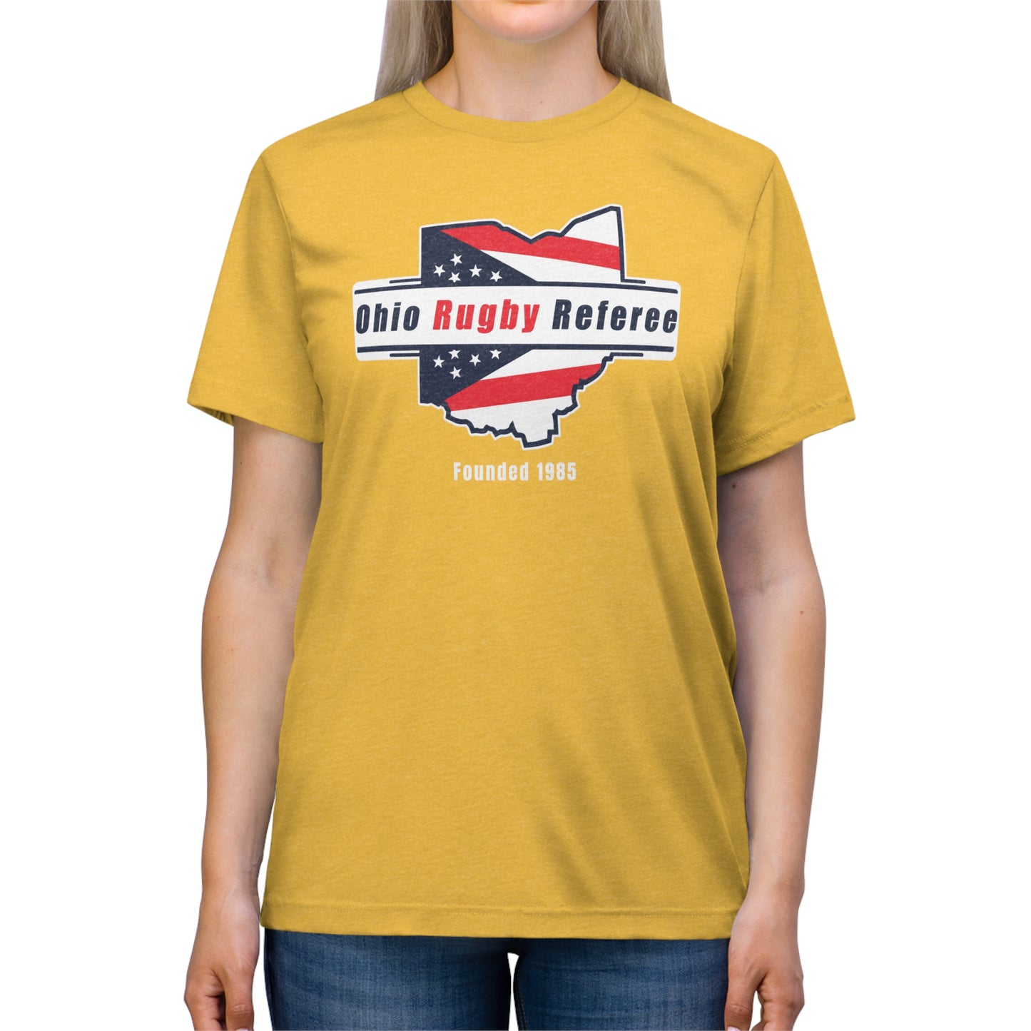Unisex UltraSoft Triblend Tee | Ohio Rugby Referee Society