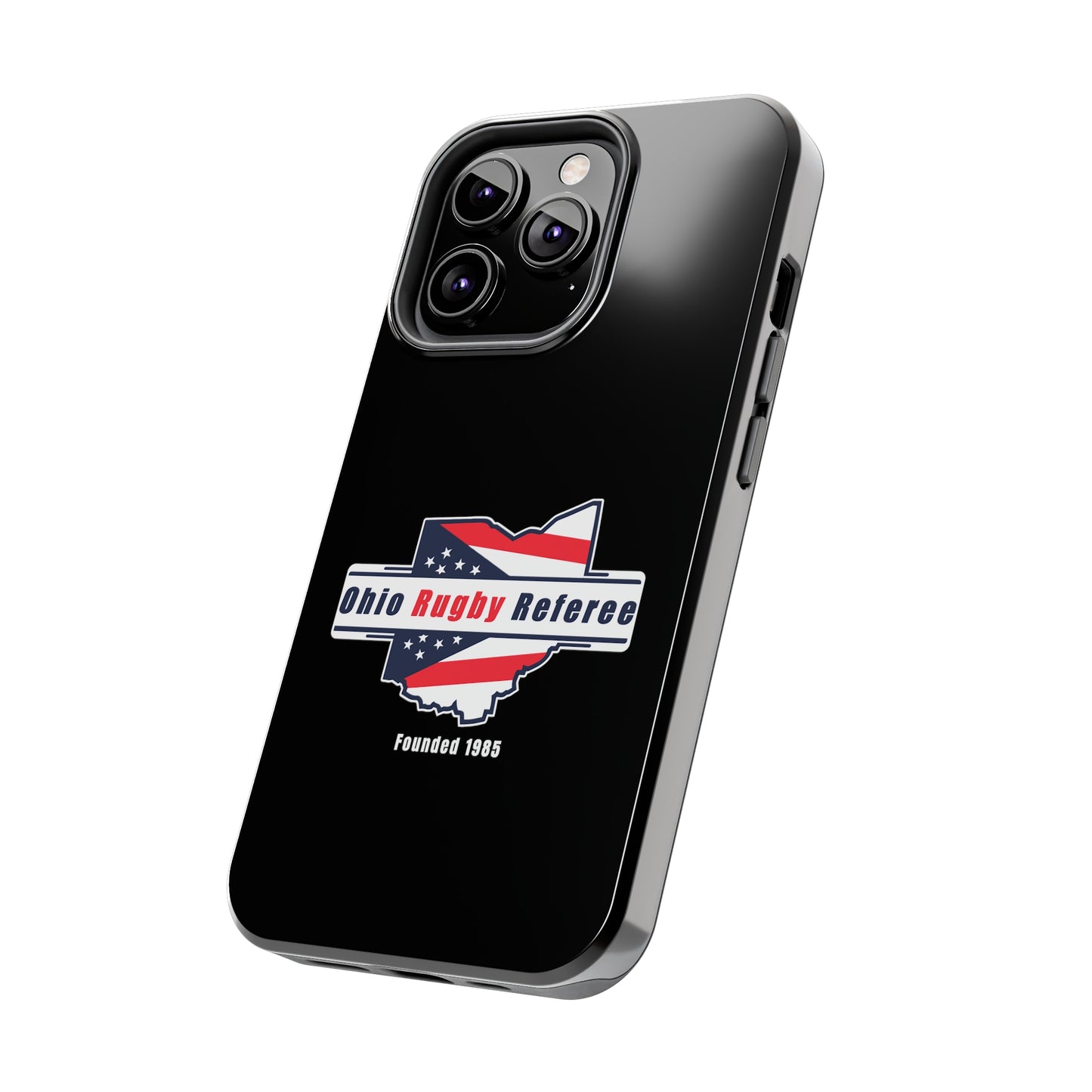 Black Tough Phone Cases | Ohio Rugby Referee Society