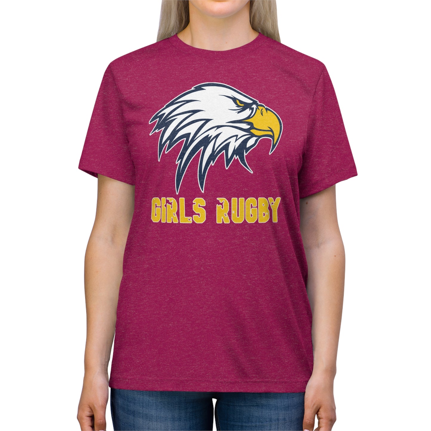 Unisex Triblend Tee | Cincinnati Girls Rugby Logo Color