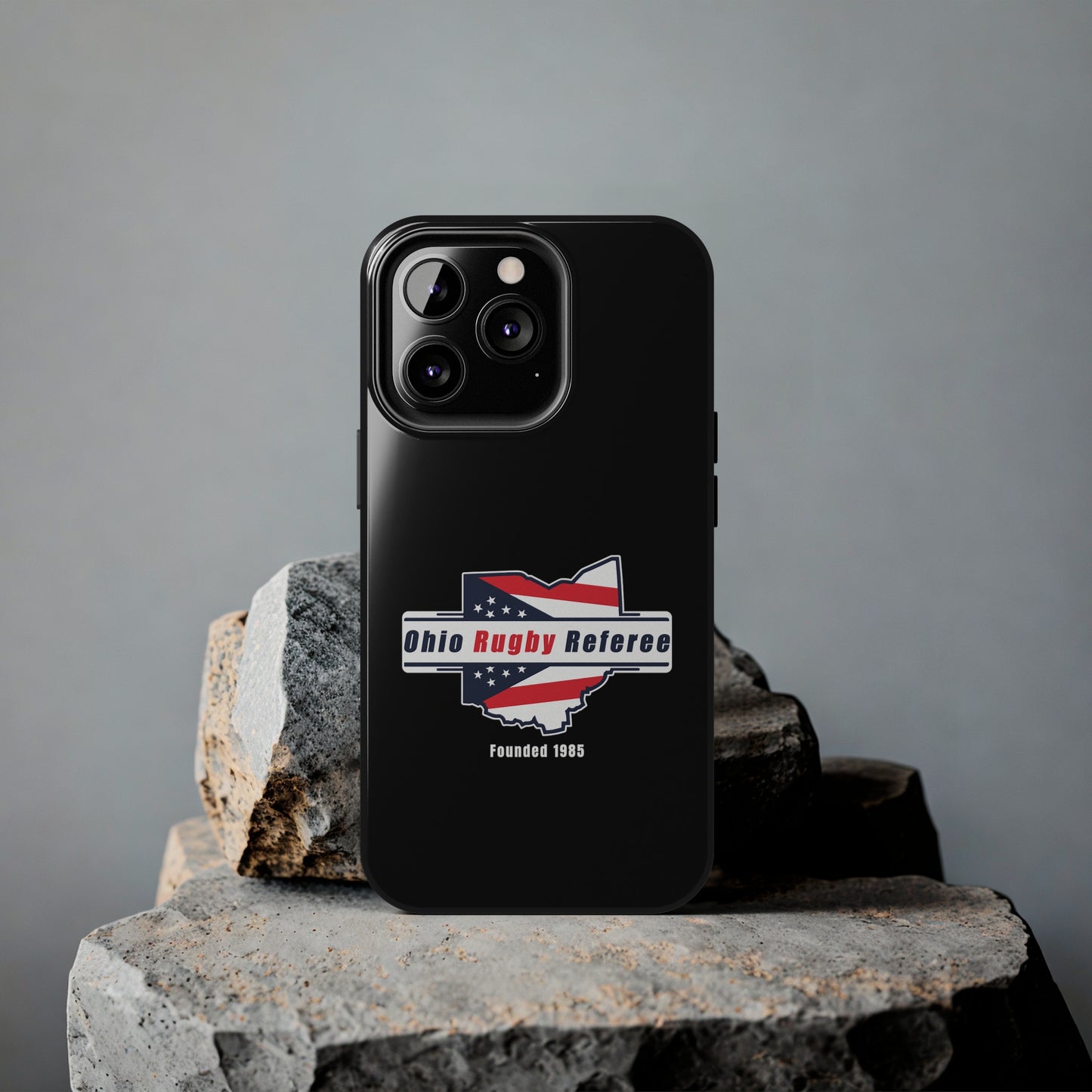 Black Tough Phone Cases | Ohio Rugby Referee Society