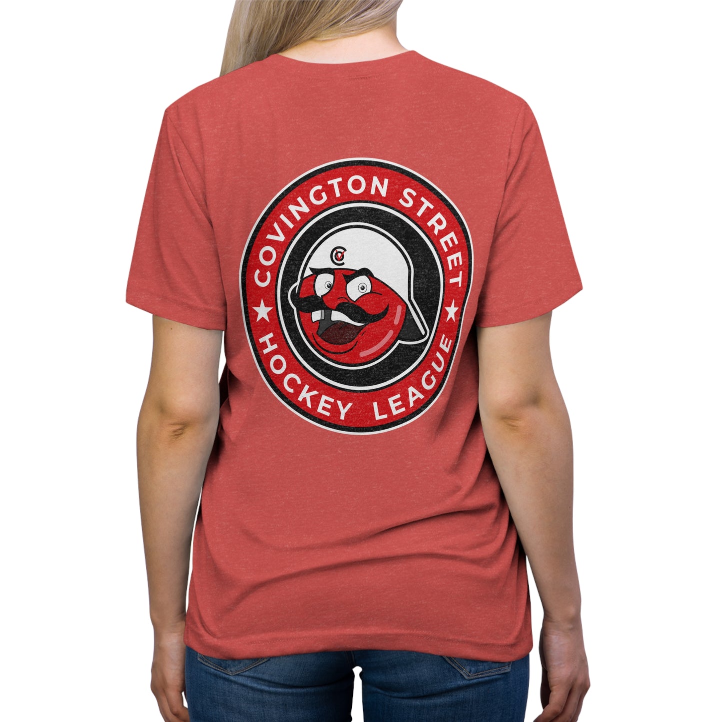 Unisex Triblend Tee | CSHL Cov Red Ball