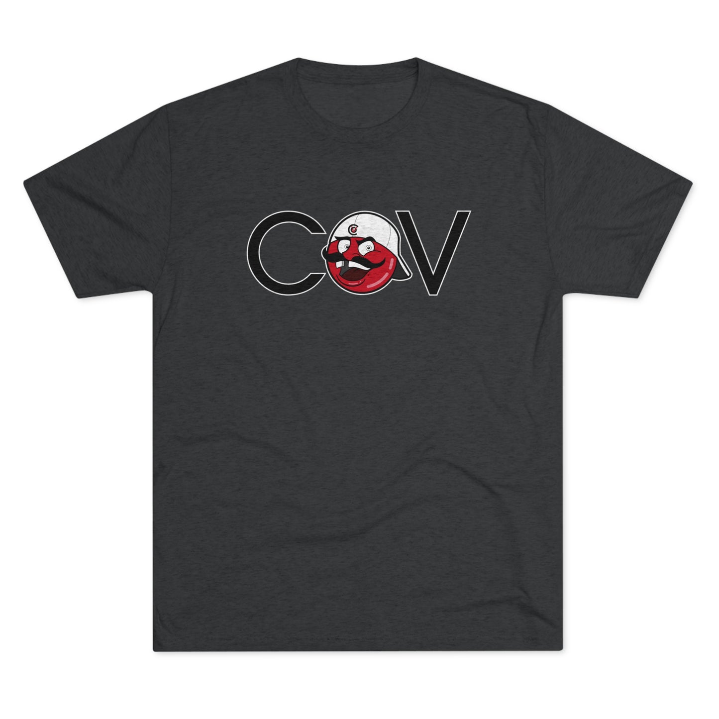 Unisex Tri-Blend Crew Tee | CSHL The COV Red Ball