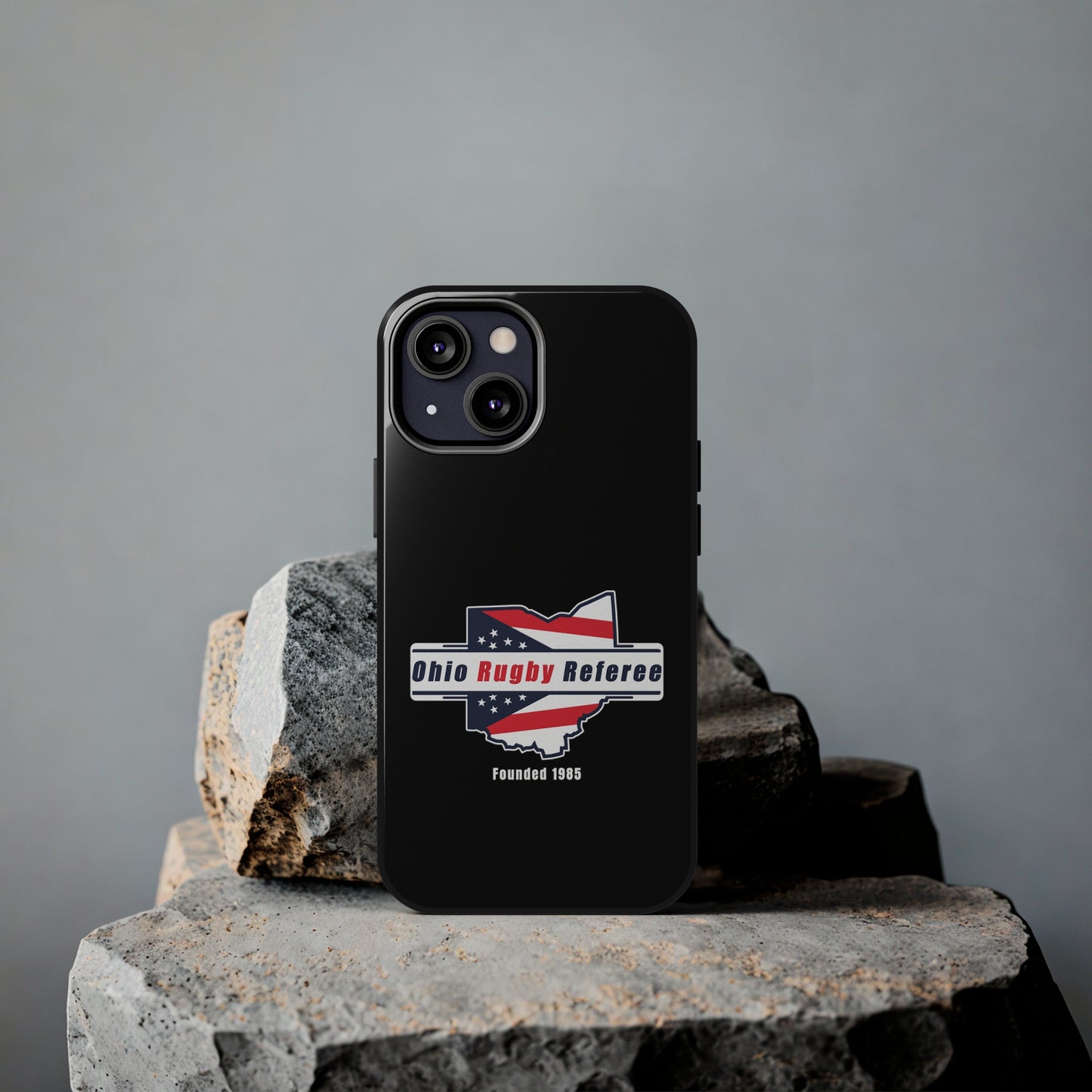 Black Tough Phone Cases | Ohio Rugby Referee Society
