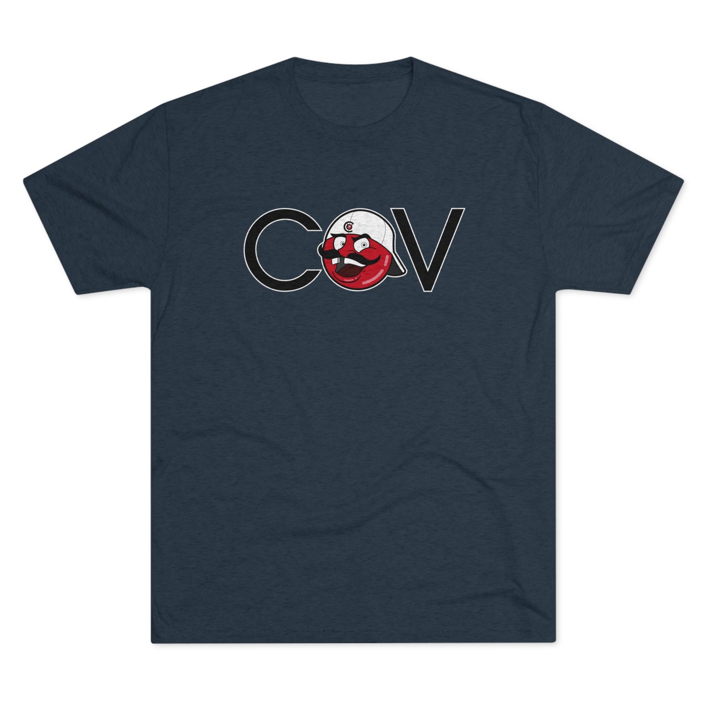 Unisex Tri-Blend Crew Tee | CSHL The COV Red Ball