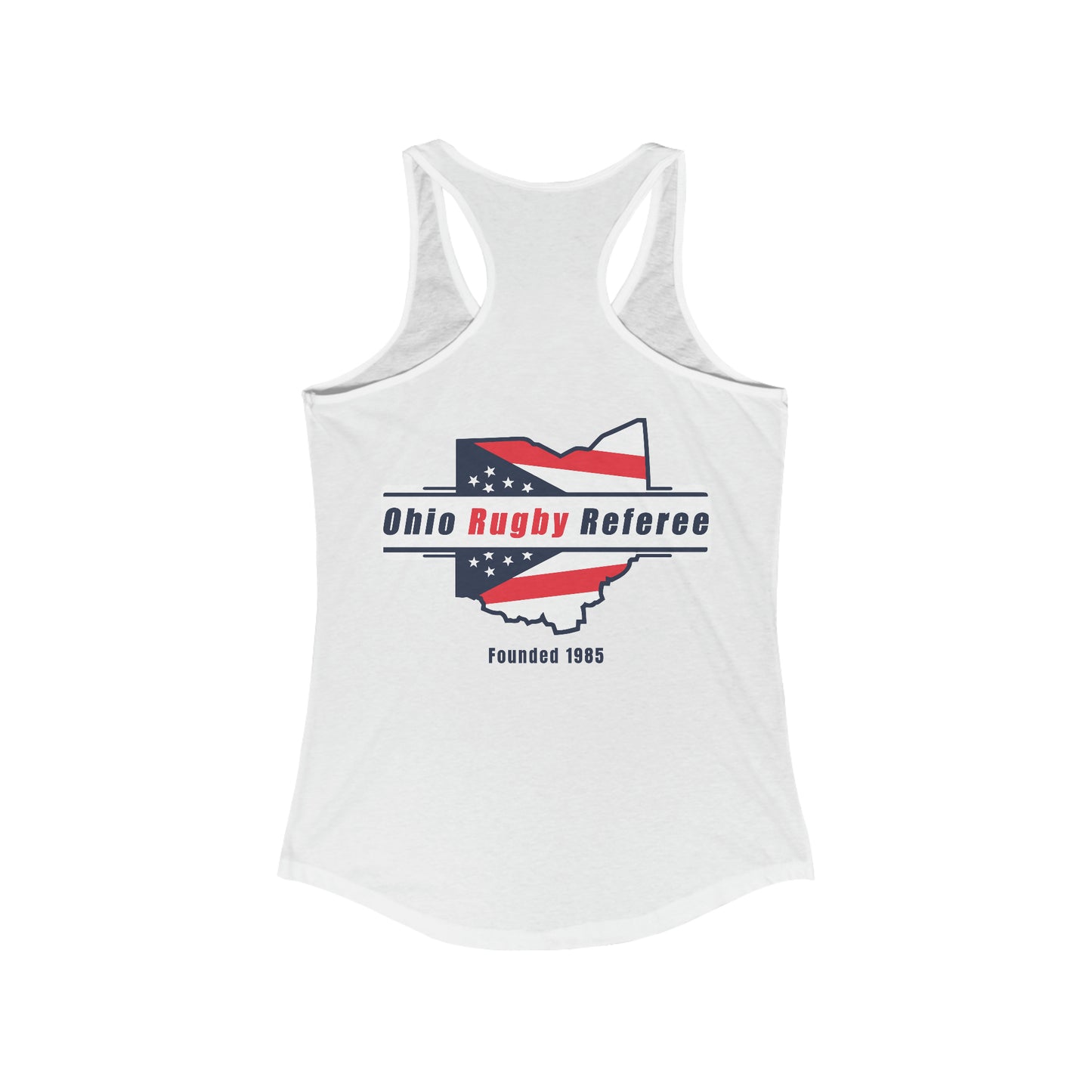 Women's Racerback Tank | Ohio Rugby Referee Society