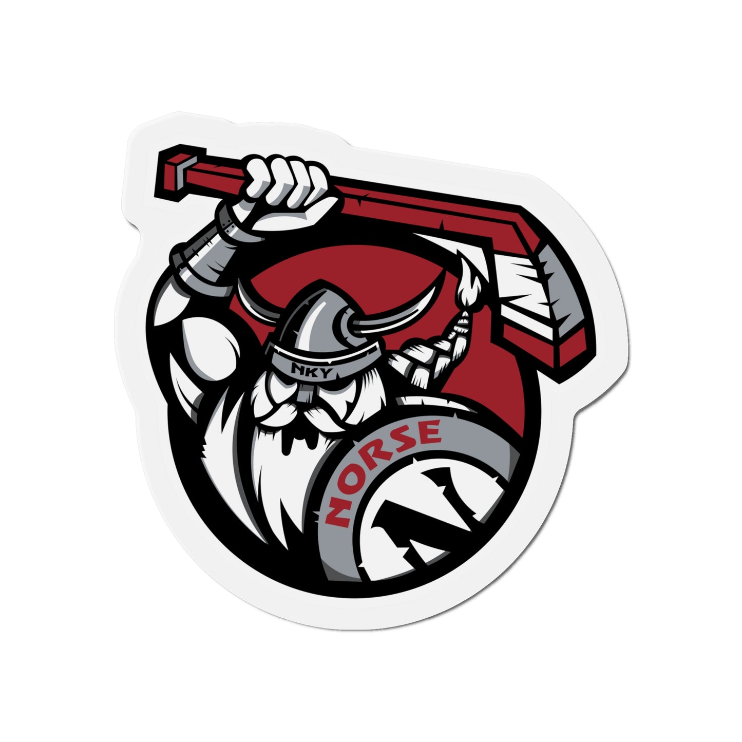 Die-Cut Magnets | Norse Hockey Logo