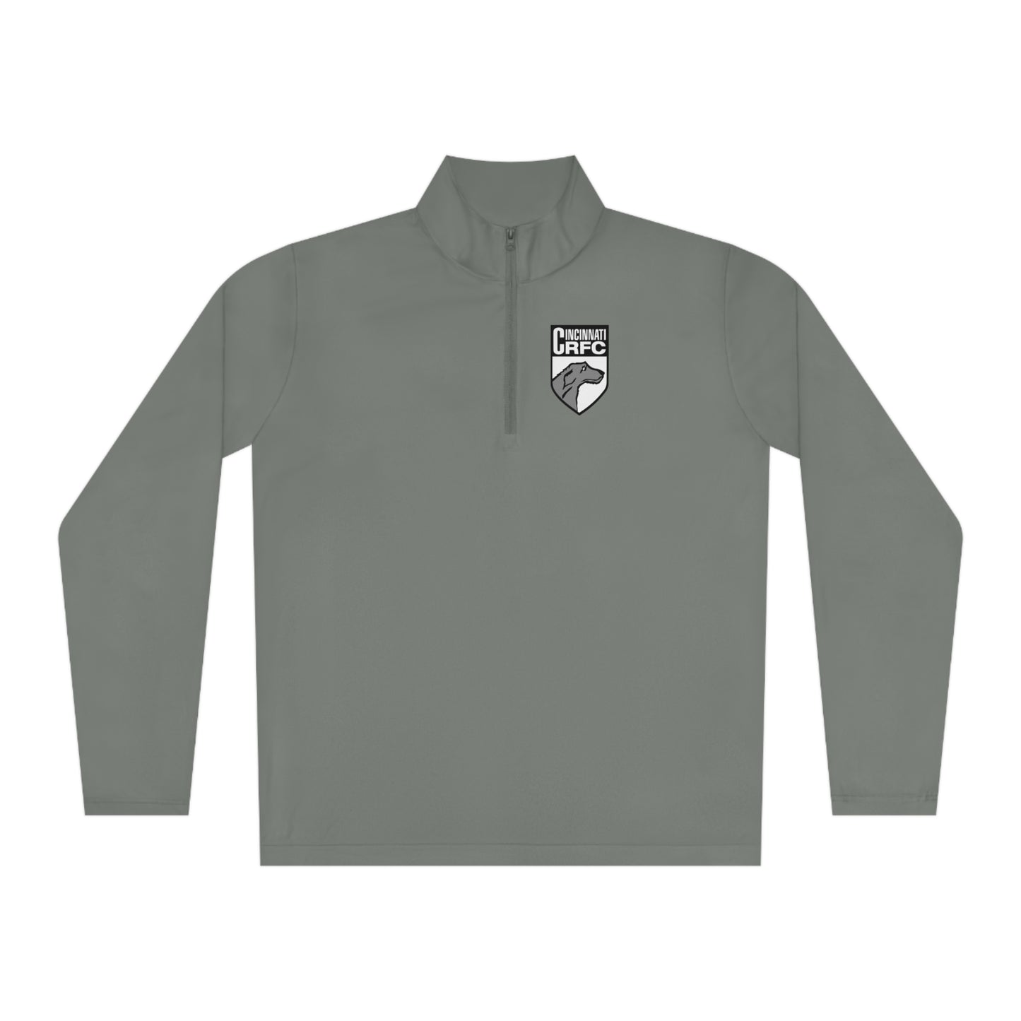 Unisex Quarter-Zip Pullover | CRFC Wolfhounds White Crest