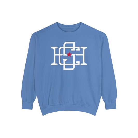 Unisex Comfort Colors Crewneck Sweatshirt | CSHL Knot Logo