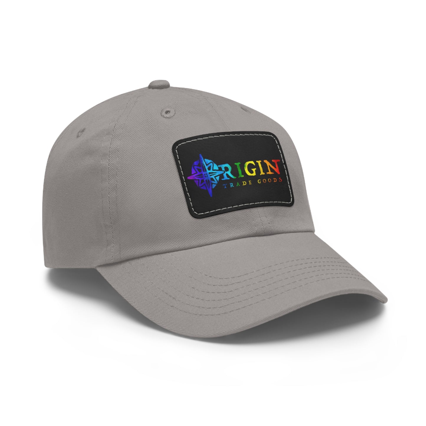Dad Hat with Leather Patch (Rectangle) | Origin Trade Goods Color Blast