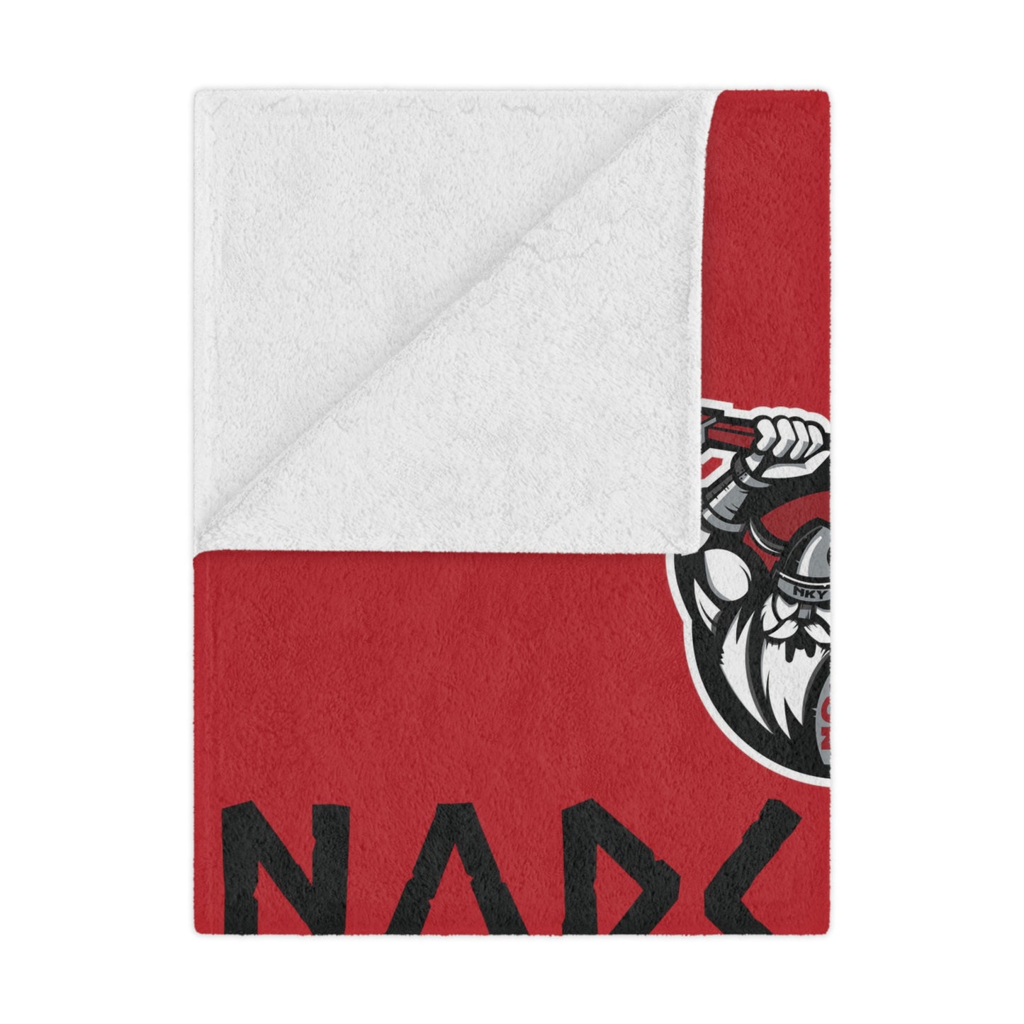 Minky Blanket Red | Norsemen Hockey State Champs