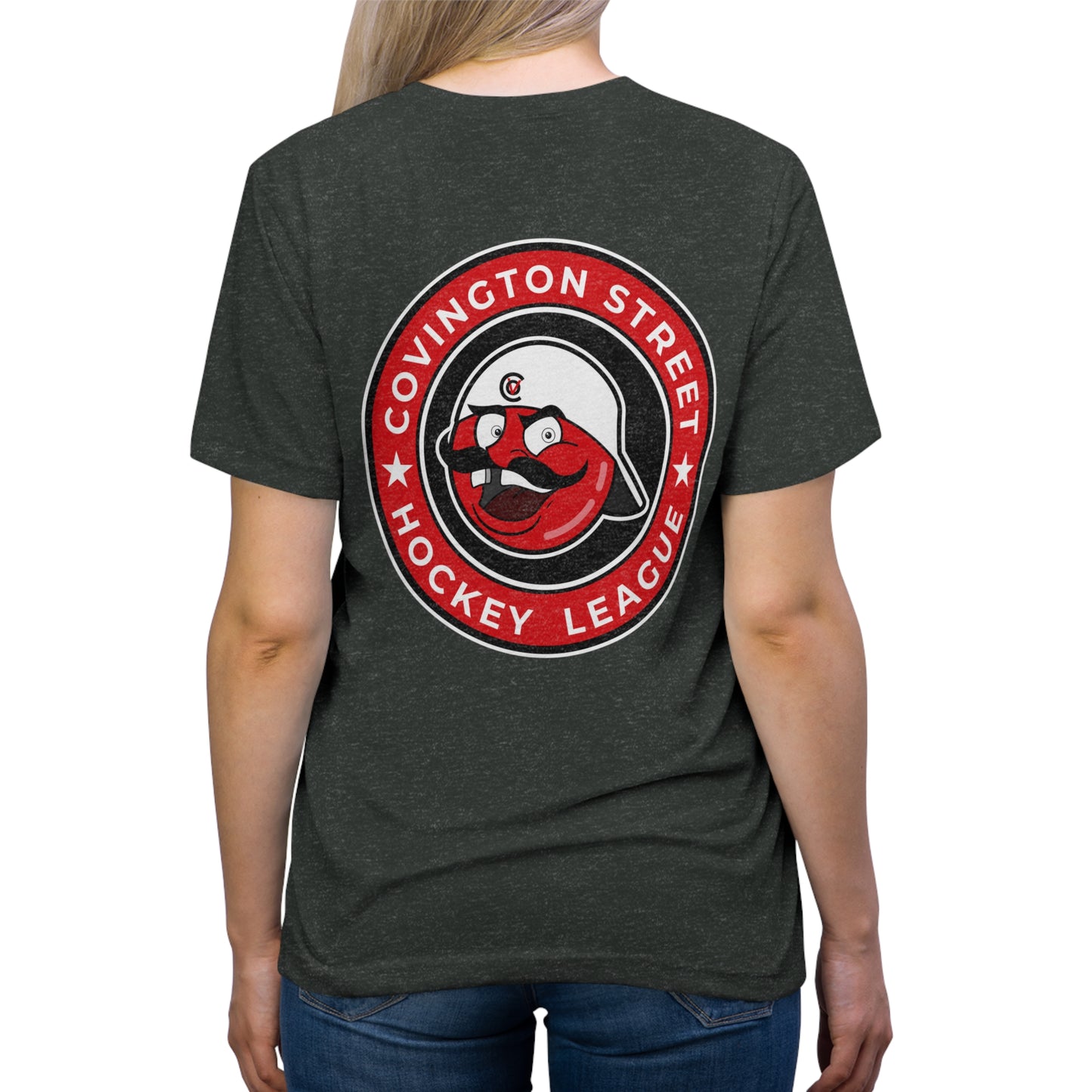 Unisex Triblend Tee | CSHL Cov Red Ball
