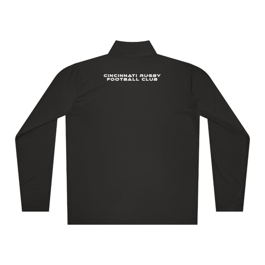 Unisex Quarter-Zip Pullover | CRFC Wolfhounds White Crest