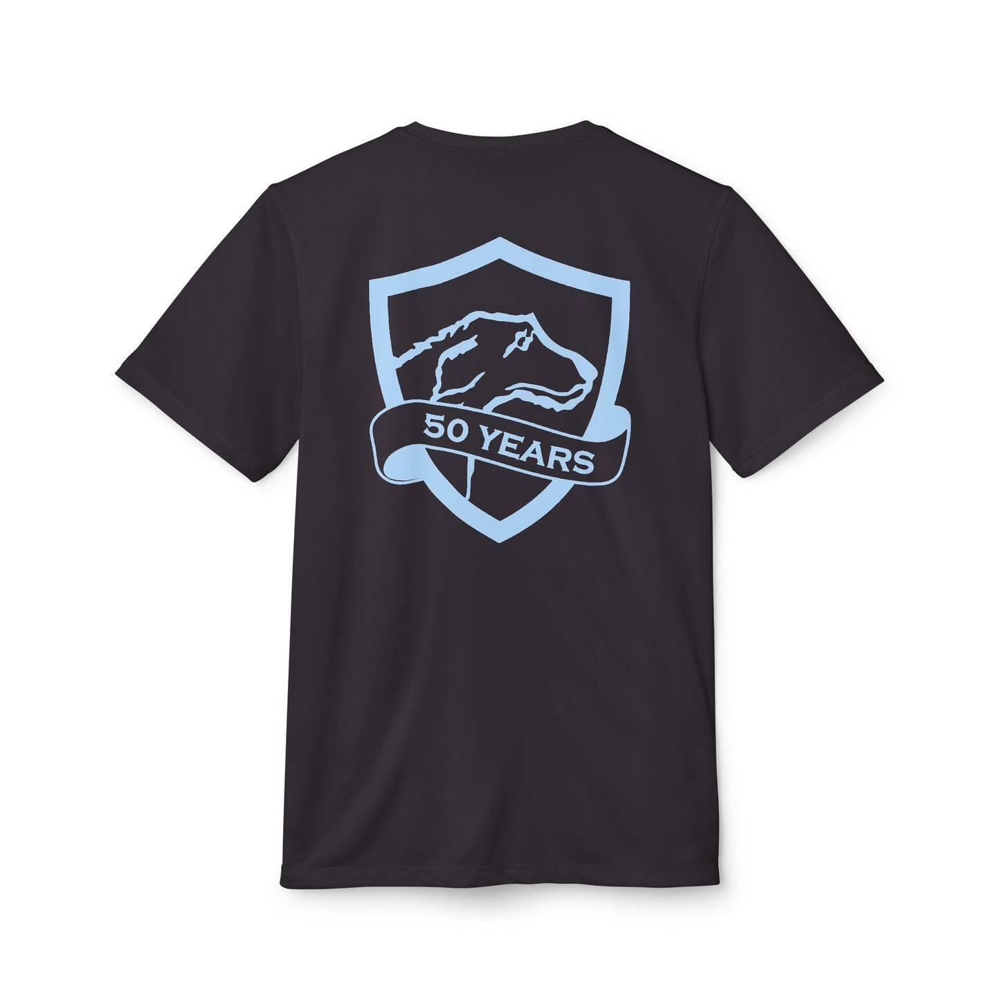 adidas® Unisex Sport T-shirt | CRFC Wolfhounds 50th Banner Blue