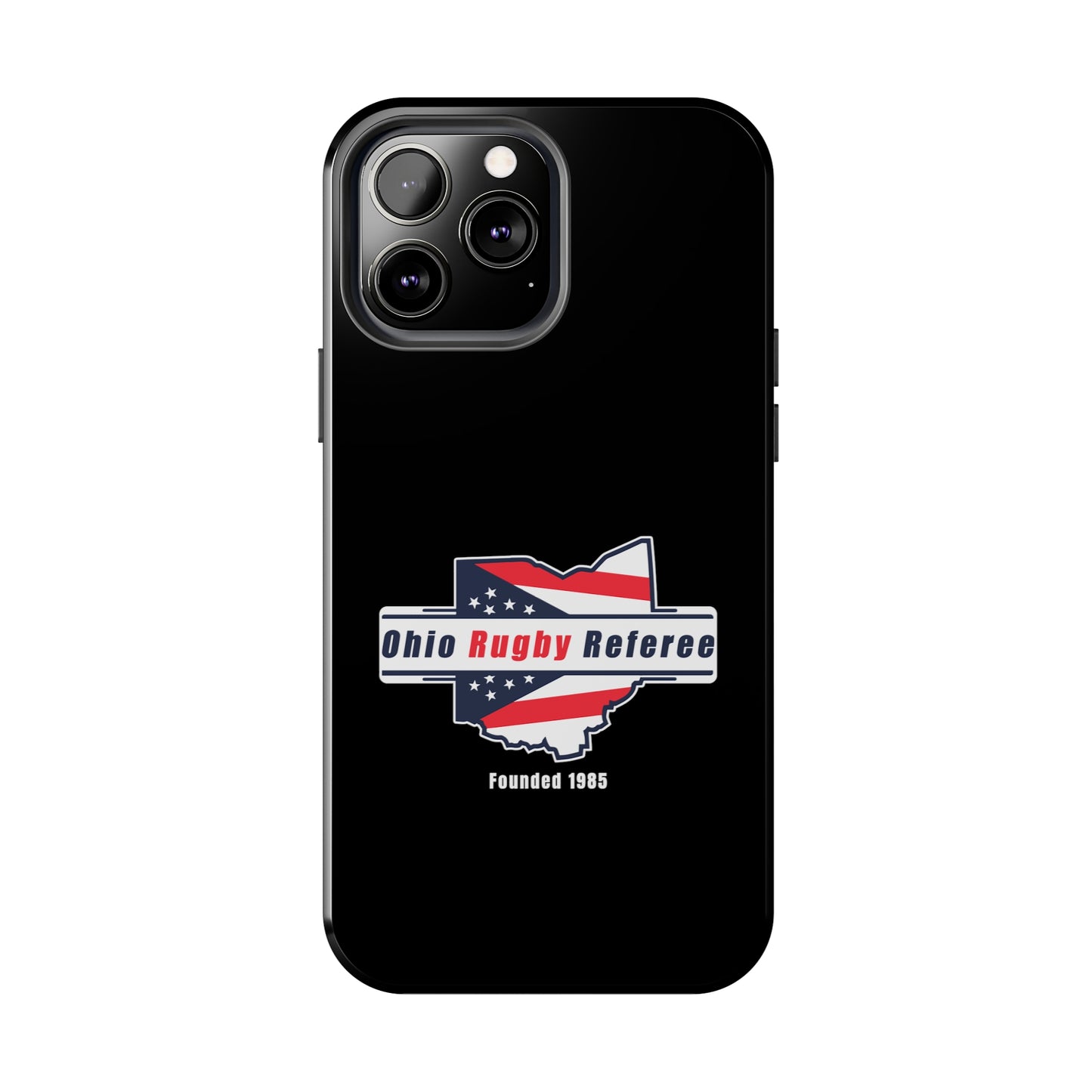 Black Tough Phone Cases | Ohio Rugby Referee Society