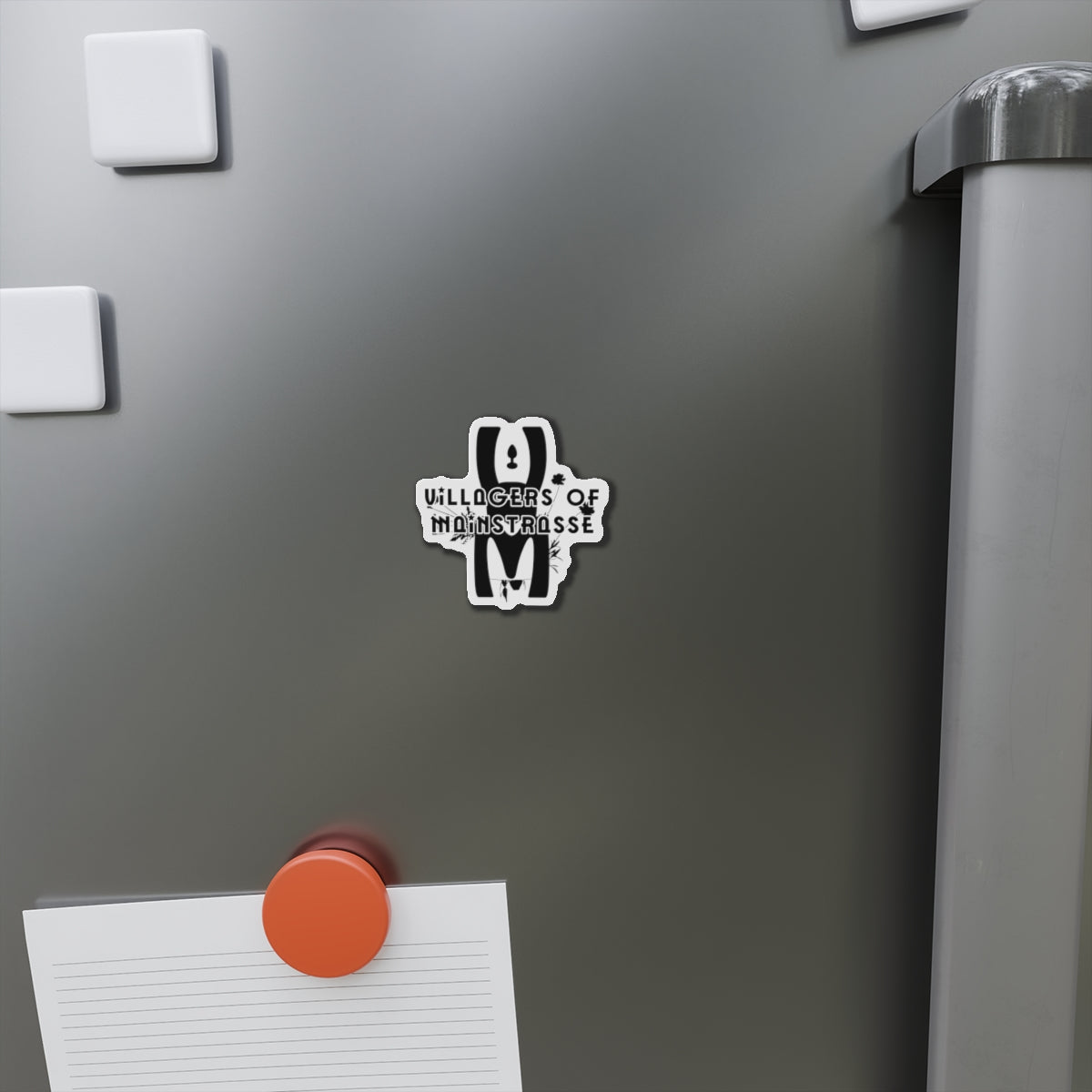 Die-Cut Magnets | Villagers of Mainstrasse VOM Words w/ Sights