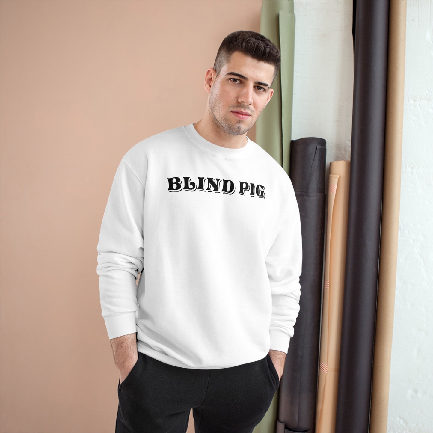 Unisex Champion Crewneck | The Blind Pig Glasses