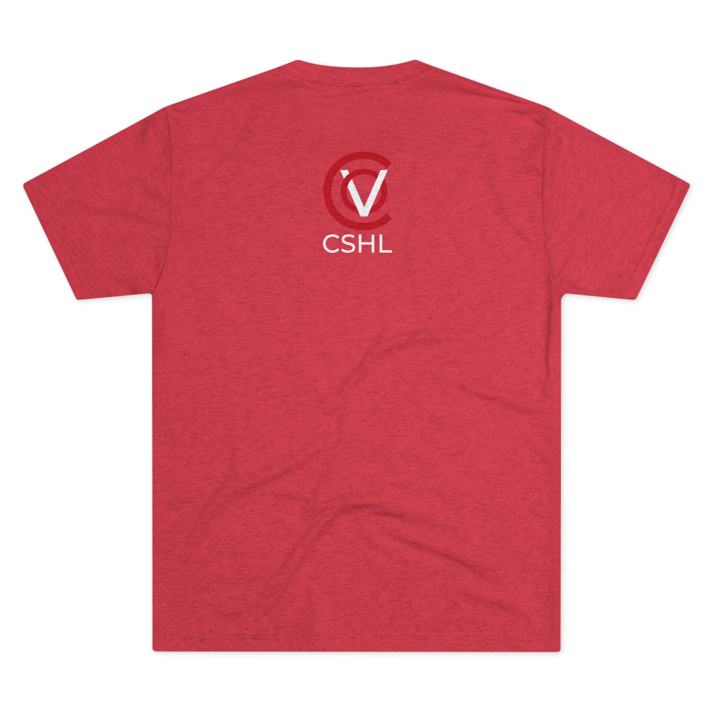 Unisex Tri-Blend Crew Tee | CSHL The COV Red Ball