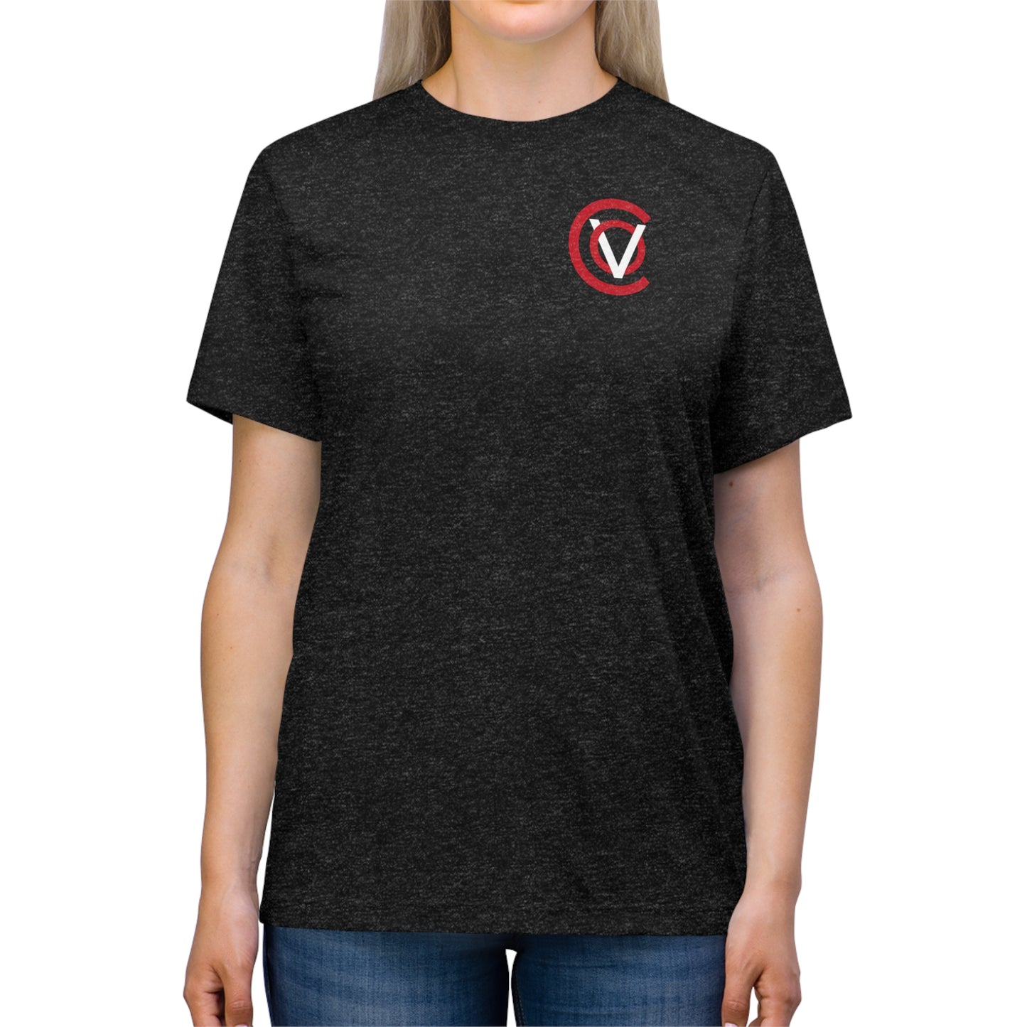 Unisex Triblend Tee | CSHL Cov Red Ball