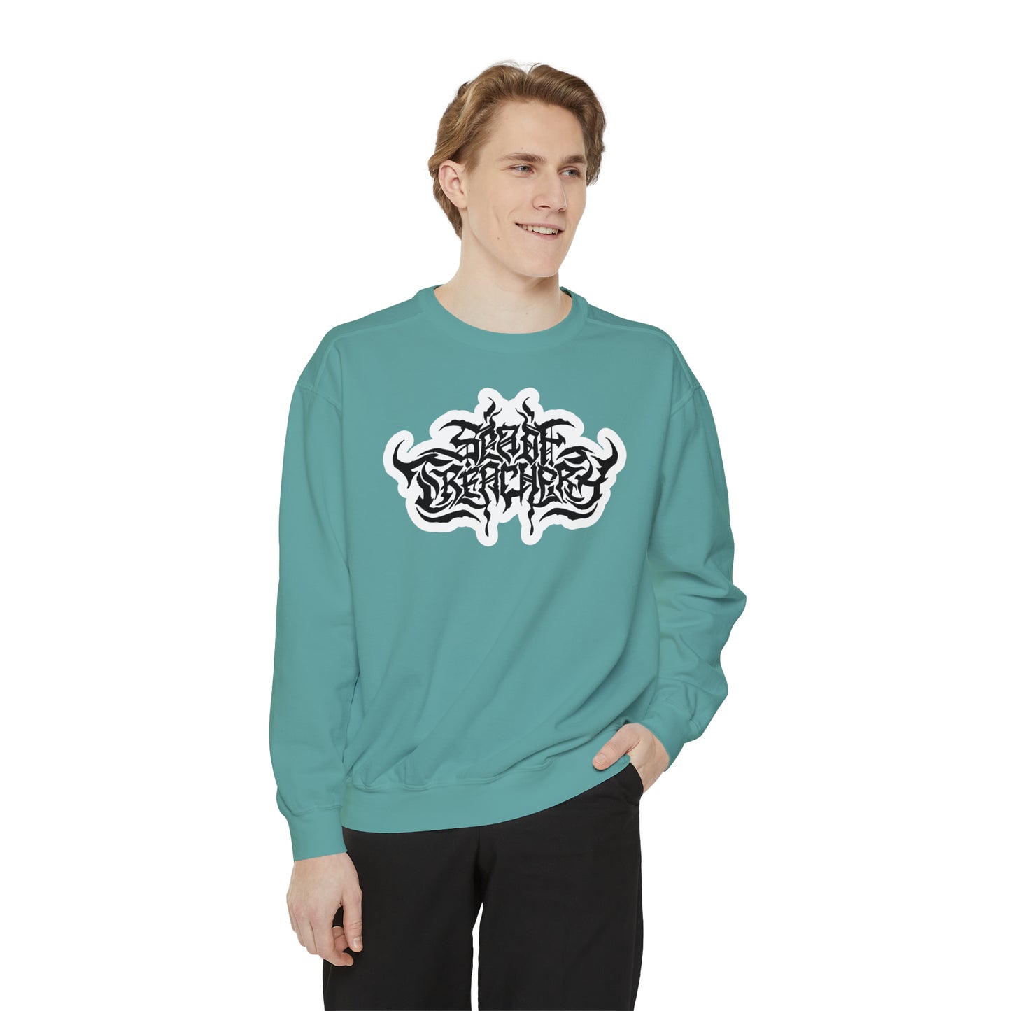 Unisex Comfort Colors Crewneck Sweatshirt | Sea of Treachery Logo
