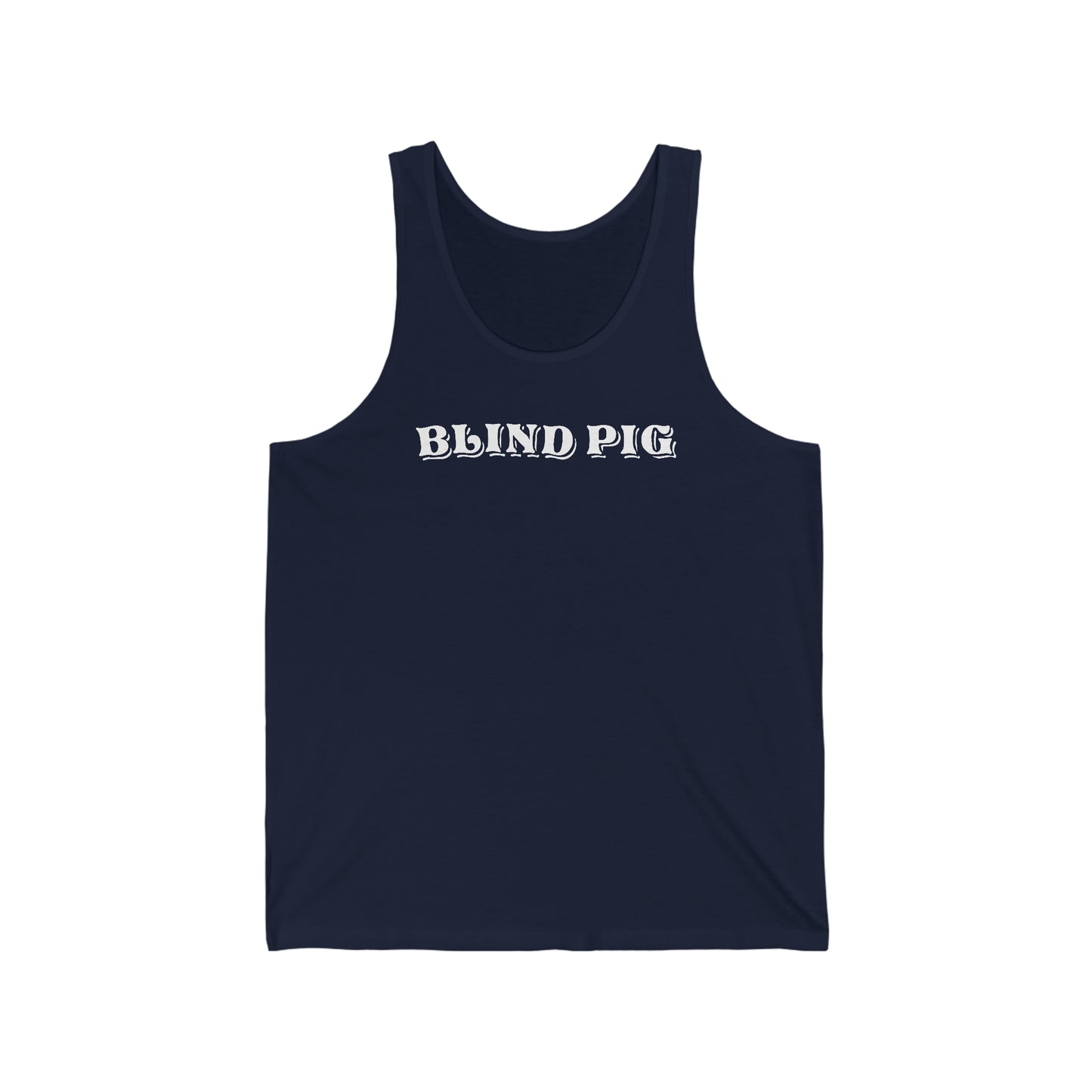 Unisex Jersey Tank | The Blind Pig Glasses