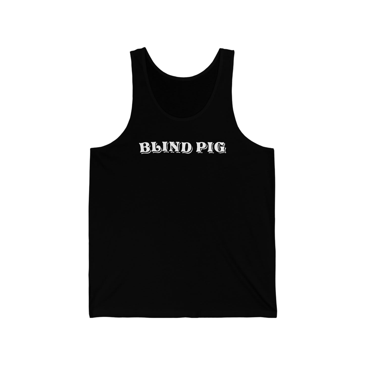 Unisex Jersey Tank | The Blind Pig Glasses