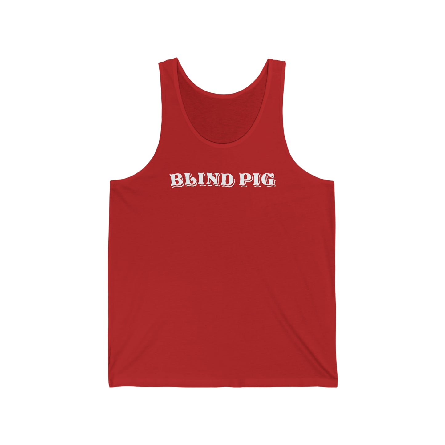 Unisex Jersey Tank | The Blind Pig Glasses