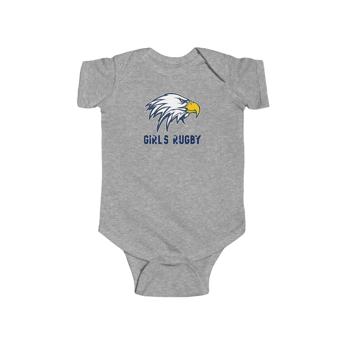 Unisex Infant Short Sleeve Onesie | Cincinnati Girls Rugby Logo Color