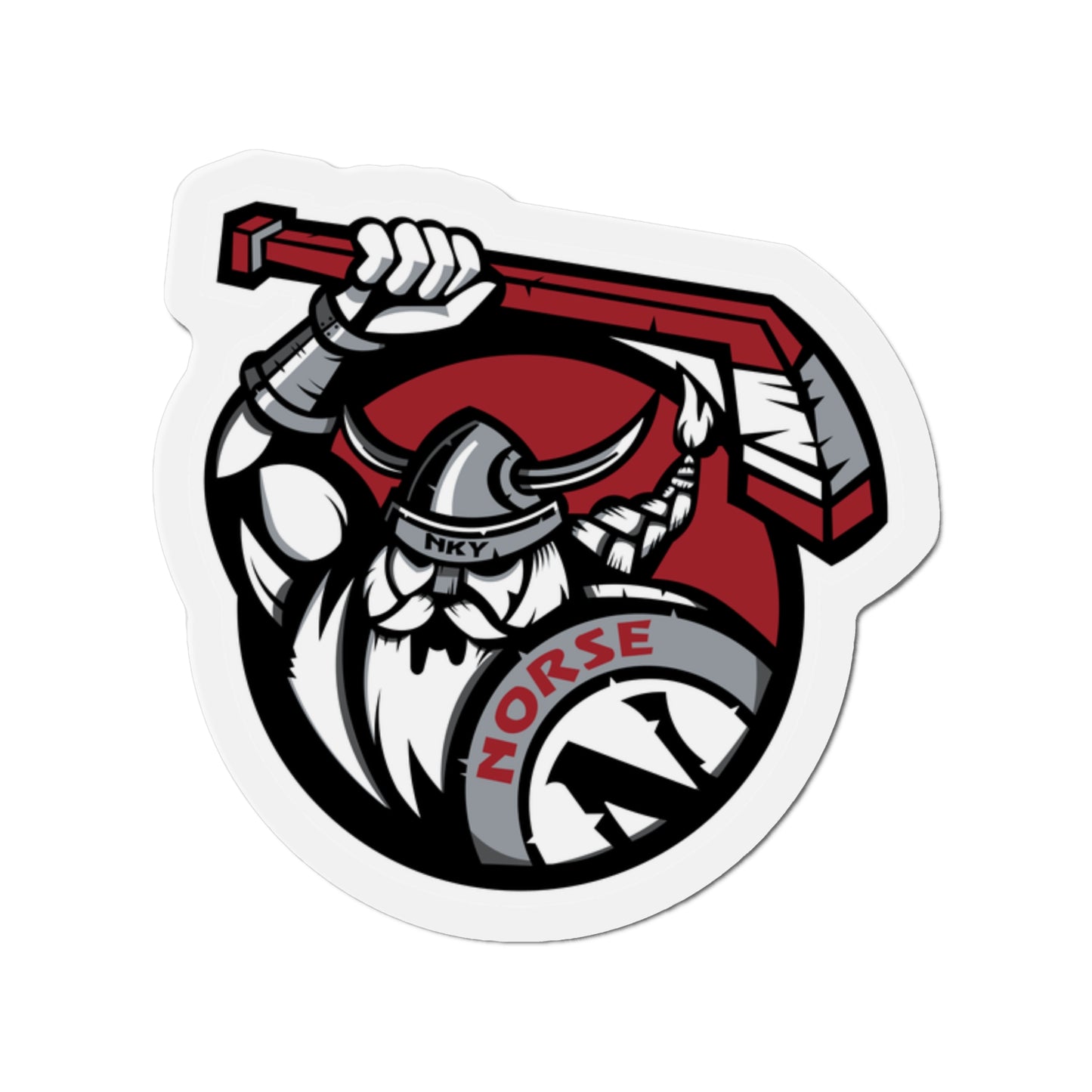 Die-Cut Magnets | Norse Hockey Logo