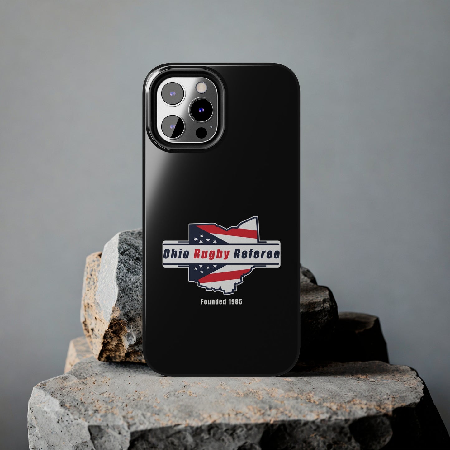 Black Tough Phone Cases | Ohio Rugby Referee Society
