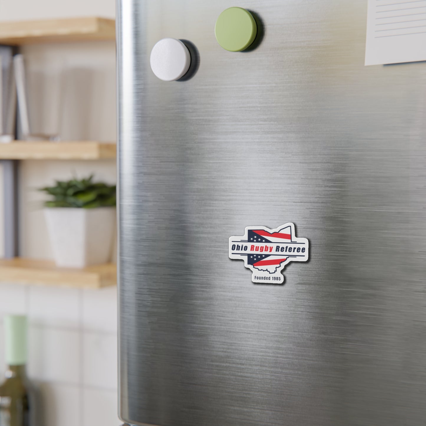 Die-Cut Magnets | Ohio Rugby Referee Society