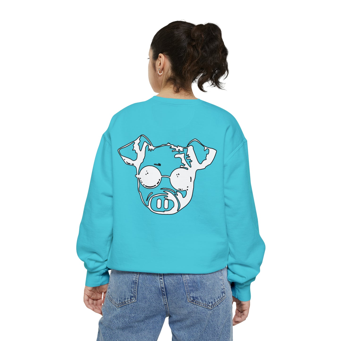 Unisex Comfort Colors Crewneck Sweatshirt | The Blind Pig Glasses