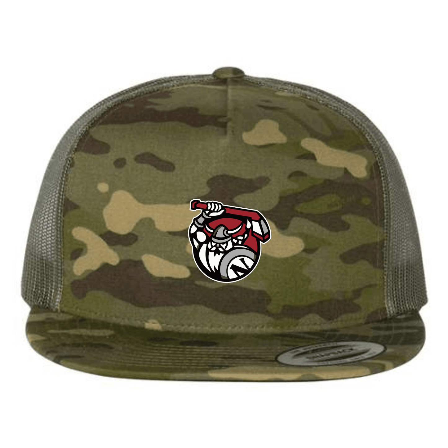 Embroidered Multicam Tropic Premium Snapback | Norse Hockey Logo