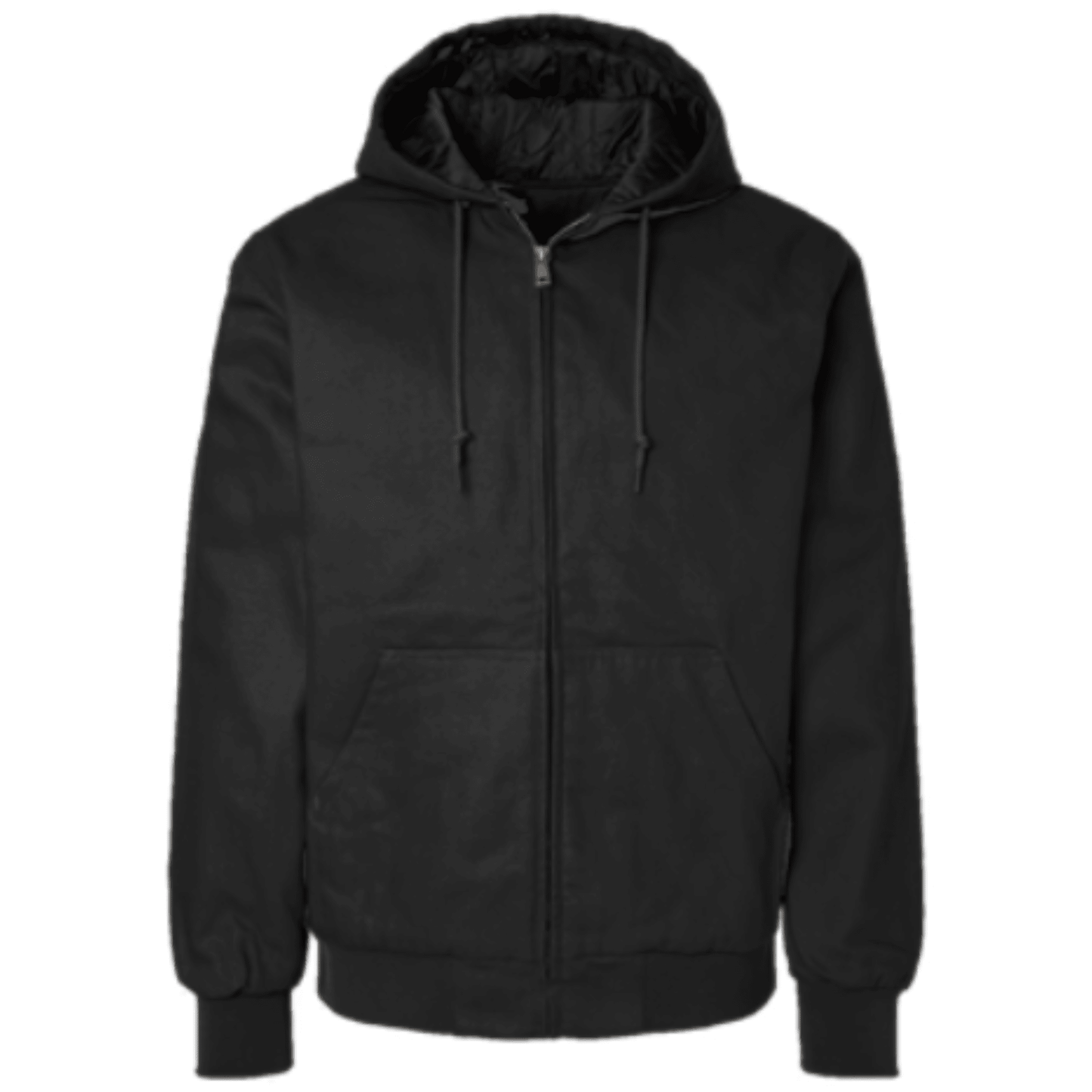 Embroidered Canvas Workwear Jacket Black | SendIt LTD Sideways