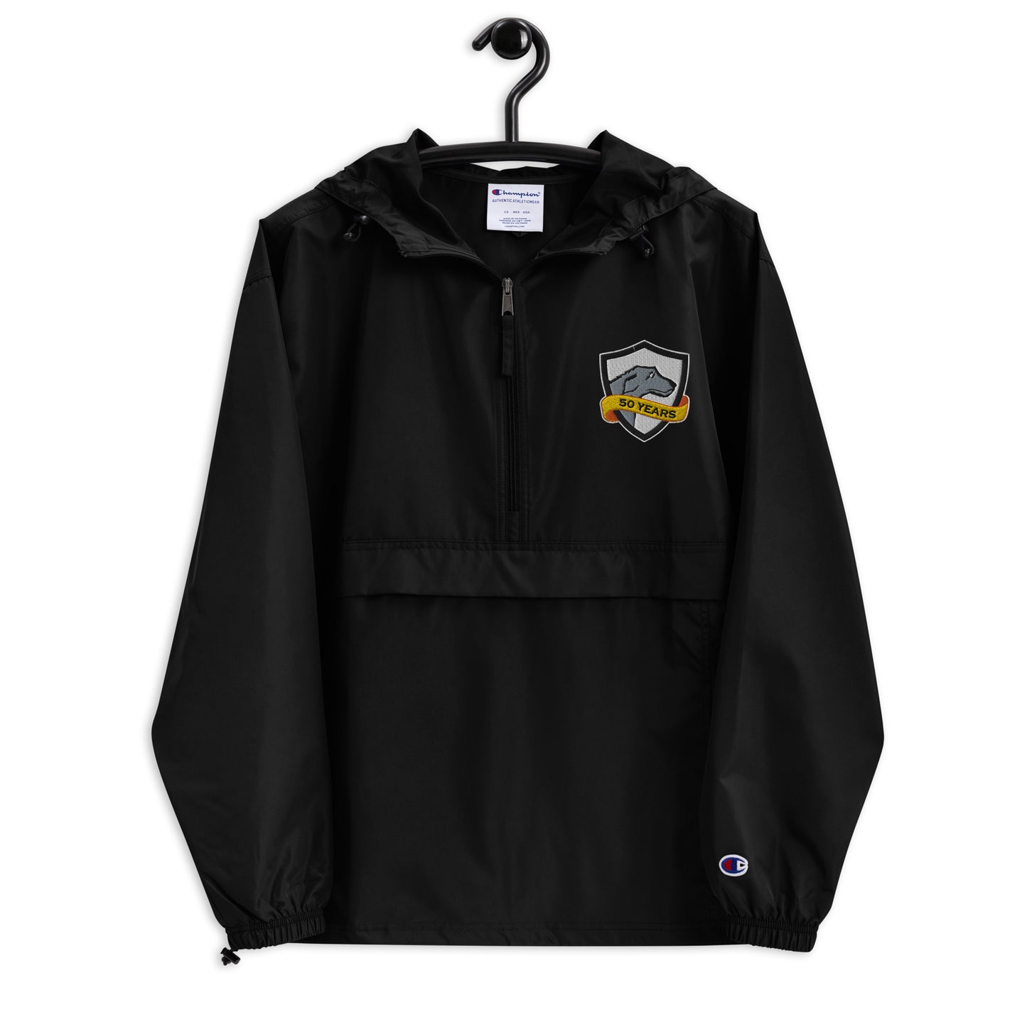 Champion Packable Embroidered Jacket | CRFC Wolfhounds 50th Banner