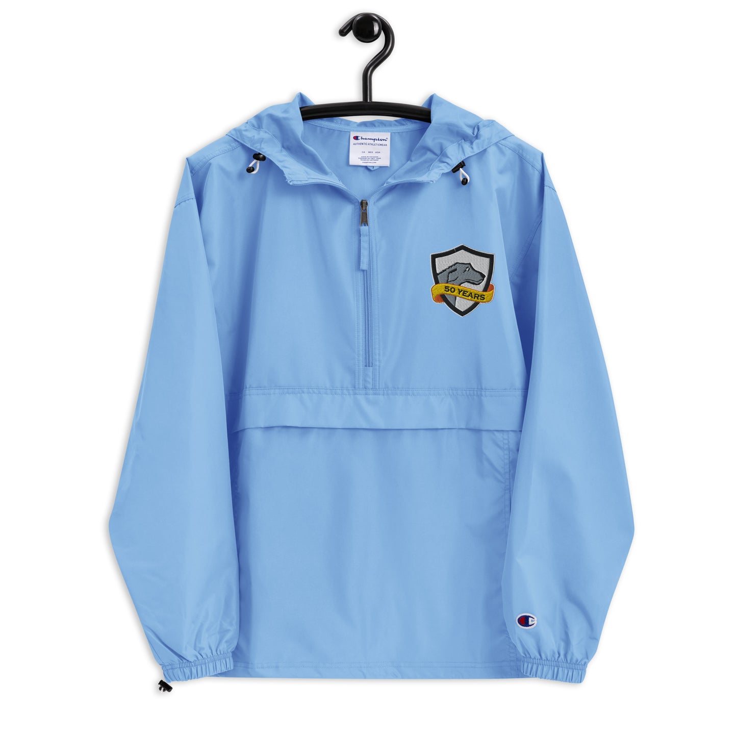 Champion Packable Embroidered Jacket | CRFC Wolfhounds 50th Banner